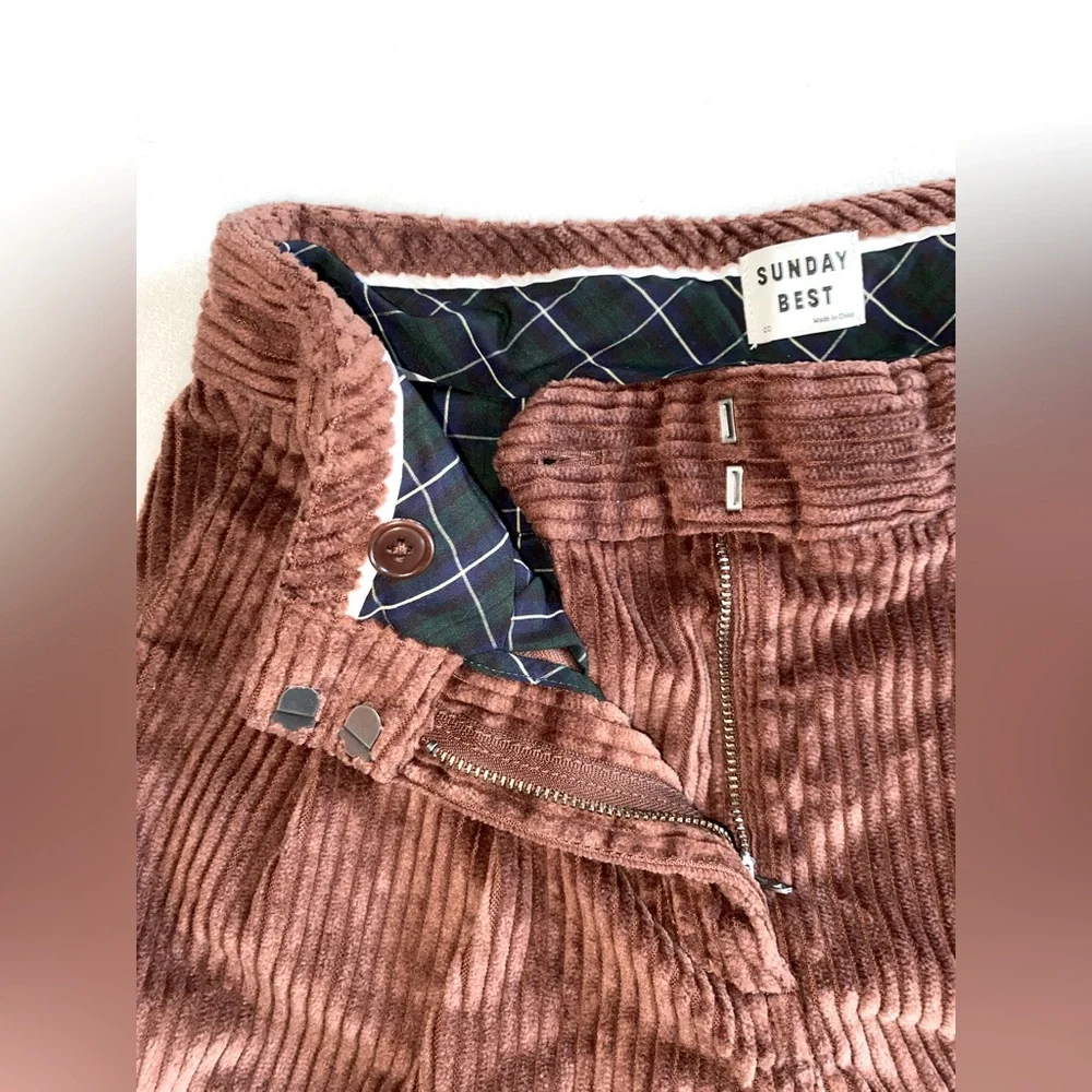Brown Corduroy Pants - Picture 3 of 7